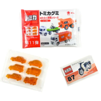 【ORION 歐萊爾】日本原裝進口 單盒入 TOMICA多美卡車車造型可樂軟糖-附貼紙(汽車軟糖QQ軟糖兒童零食點心)