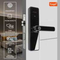 Digital Door Lock Smart Lock Tuya Wifi App Remote Unlocking Lock Biometric Fingerprint Electronic Door Lock for Smart lock