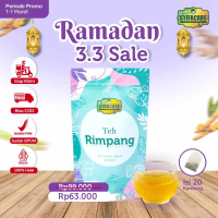 Teh Rimpang Syifacare - Minuman Herbal Rempah Jahe Kunyit Lengkuas Sereh - BPOM & HALAL MUI