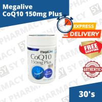 Megalive CoQ10 150mg Plus Capsule 2X30's (Exp: 06//2027)