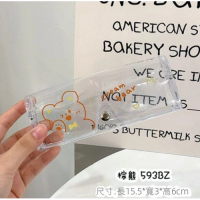 便攜式透明近視眼鏡盒（棕熊） 