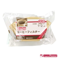 Tiamo 101無漂白咖啡濾紙100入*3袋/組 (HG3255-1)