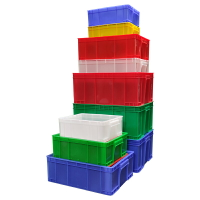 周轉箱塑料盒子長方形五金配件工具螺絲盒膠箱收納零件盒物料膠框