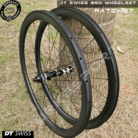 Ratchet 700c Carbon Wheelset 26mm U Shape Rim Brake Straight Pull DT 350 High TG UCI Approved Carbon Road Rim Brake Wheels