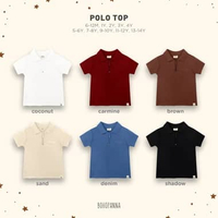 BOHOPANNA - POLO TOP 3.0 - KAOS POLO ANAK 13-14Y DENIM
