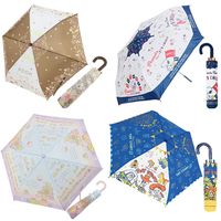 日本 兒童雨傘 摺疊傘 兒童折傘 折疊傘 附收納袋