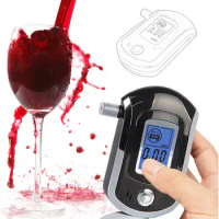 Professional Digital Breath Alcohol Tester Breathalyzer AT6000 alcohol breath tester alcohol detector Dropshipping