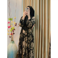 Warna Warni Brand Dress Anjani Pita Rayon Diamond | Gamis Wanita | Gamis Motif ( Bisa COD )