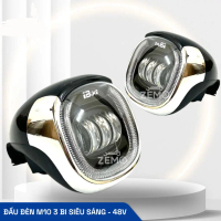 Đầu đèn M10-Speed mới lắp cho xe điện 133, Giant 133s, 133S Plus. M133 mini Plus,Milan, đèn viền 7 m