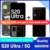 Tested 6.9" Dynamic AMOLED For Samsung S20 Ultra SM-G988B LCD Touch Screen Digitizer S20 Ultra 5G Display SM-G988B/DS Model