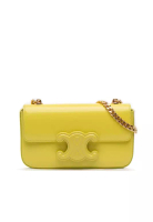 CELINE 二手 Celine 小牛皮 Cuir Triomphe 鏈條單肩包