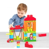Fisher Price Mega Bloks Treehouse Adventures Block Buddies Toddler Bricks Set