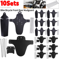 10-1Sets Bike Bicycle Front Rear Mudguard Fenders Bicycle Mudguard Bicycle Fenders For Road Cycling Mountain MTB Accessories