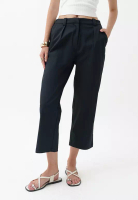 MISSISSIPPI Mississippi Darted Trousers Celana Wanita Panjang LIN000575M Hitam