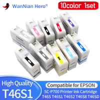 10color 1set T46S T46S1 T46S2 T46S3 T46S4 T46S5 T46S8 T46SD Premium Color Compatible Ink Cartridge for Epson SC P700 Printer