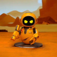 Hot selling Yellow Eilik emo toy robot cute intelligent companion of pet robot AI invoice intractive smart robot for Christmas