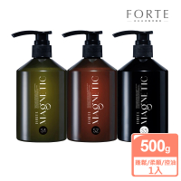 FORTE 台塑生醫小磁瓶Magnetic 洗髮精500gx1入-任選(S1蓬鬆/S2柔順/S3控油抗屑)