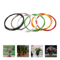 6 Pcs Steel Wire Woven Bonsai Tree Metal Fence Post Holder Aluminum Tree Training Wires