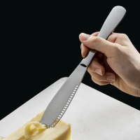 Stainless Steel Butter Knife Spreader Silver Better Butter Spreader Knife for Cutting &amp; Spreading Butter Cheese M-261