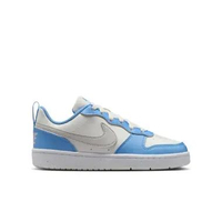 Nike Court Borough Low Recraft Big Kids' Shoes Summit White/Vast Grey-Cobalt Pulse (DV5456-128) 7Y