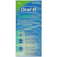 Oral-B 歐樂B三合一牙線 Super floss (50入) 超級牙線