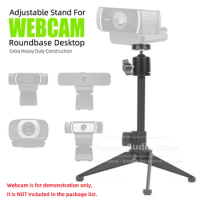 For Logitech C920 C930 C922 C 920 930 922 e Pro C922x Desk Webcam Stand Desktop Mic Video Camera Mount Microphone Table Holder
