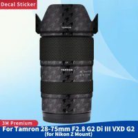 For Tamron 28-75mm F2.8 G2 Di III VXD G2 for Nikon Z Mount Lens Skin Anti-Scratch Protective Film Body Protector Sticker A036