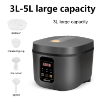 3L หม้อหุงข้าวไฟฟ้าอัจฉริยะอัตโนมัติ Multicooker ซุปหม้อสตูว์2-4คนโจ๊กเครื่องทำอาหารอาหาร Steamer อุ่น