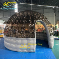 Outdoor Camping Waterproof Transparent Inflatable Dome Igloo Tent For Show