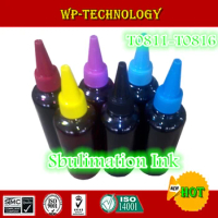 Sublimation refill ink suit for Epson T0811 - T0816 ,suit for Epson R390 RX590 R270 RX690 RX610 RX615 R295 1410, 100ML bottled