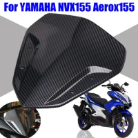 For YAMAHA AEROX155 NVX155 Motorcycle Windscreen Windshield Covers Screen Motorbikes Deflector Accessories Carbon Fiber Look