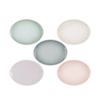 【Le Creuset】蕾絲花恬系列瓷器橢圓盤 27cm(多色任選)