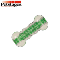 【Petstages】綠咖咖果凍骨（S）Small：3-11公斤〈264〉(2入組)