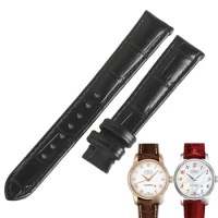 for MIDO BARONCELLI m7600.4 m003 calf-leather band cow leather leather strap Genuine Leather women watch band 15MM women