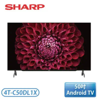【SHARP 夏普】50吋 4K聯網液晶顯示器 4T-C50DL1X_含基本安裝