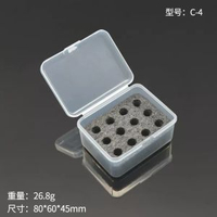 電池盒包裝5號7號pp電池盒加厚防潮18650收納盒21700塑膠盒