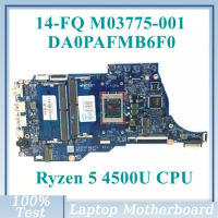 M03775-001 M03775-501 M03775-601 W/Ryzen 5 4500U CPU DA0PAFMB6F0 For HP 14-FQ 14S-FQ Laptop Motherboard 100% Tested Working Well
