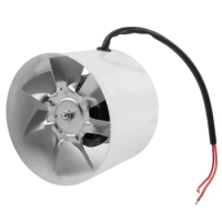 Durable Exhaust Fan Extractor Pipe Fan Quiet Smoke Strong Suction 100 Mm 140 M³/H 20W 220V Inline For Kitchens
