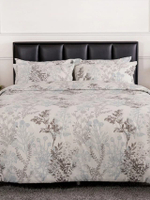 ผ้านวม MICRO TOUCH FLOWER STYLE ขนาด 5 ฟุต 74 X 90 นิ้ว (188x228 cm.) ลาย MD 011 สีเทา