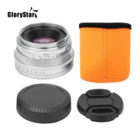 35mm F1.6 Manual Focus MF Prime Lens for Canon EF-M Mount EOS M M1 M2 M3 M5 M50 M6 M10 M100 Mirrorless Camera F/1.6 16