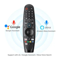 Voice Magic Remote AKB75855501 for LG OLED Smart TV Magic Remote Replacement AN-MR20GA MR19BA MR18BA MR650A, with Pointer