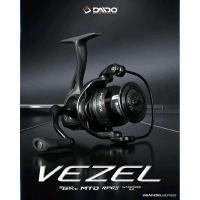 DAIDO Vezel FSPFM-Q-2801 Reel Pancing dengan Gear Ratio 5:1 dan Ball Bearing 6-1 untuk Kapasitas Tal