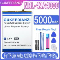 5000mAh NBL-43A4000 Battery For TP-Link Neffos X20 X 20/X20 Pro X20Pro TP7071A TP9131A NEW Mobile Phone Battery + Tracking