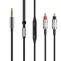 3.5mm OCC Upgrade Audio Cable with mic For Audio technica ATH-AP2000Ti ATH-ES/CT ATH-AWKT AWAS WP900 ATH-ADX5000 headphones
