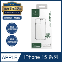 iMos iPhone 15 / 15 Plus / 15 Pro / 15 Pro Max Case 耐衝擊軍規保護殼 透明(官方品牌館)