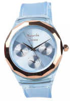 Alexandre Christie Alexandre Christie - Chronograph Watch - Blue - Resin Strap - 2808BFRRGLBLB