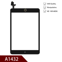 New for iPad mini 1 2 A1432 A1454 A1455 A1489 A1490 A1491 Touch Screen Digitizer Glass Replacement + Home button + IC chip