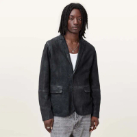 【ALLSAINTS】MONET 絨面羊皮西裝外套皮衣 M018LC(常規版型)