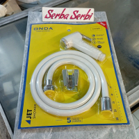 -KOMPLIT BIDET/JET SHOWER-Selang+kepala drat 1/2\ cebok washer set"