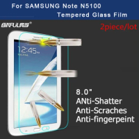 2pcs Premium Tempered Glass Screen Protector for Samsung Galaxy Note 8.0 N5100 N5110 Tablet Protective Film Free shipping